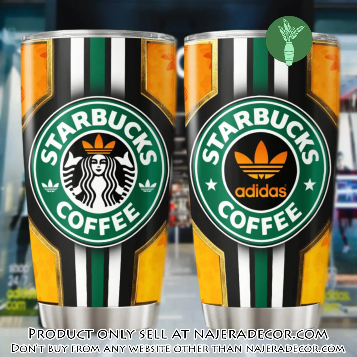 Adidas starbuck stainless steel tumbler 20oz30oz njr3135834
